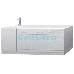 Customized Stainless Steel Dental Combination Cabinet CCZH04