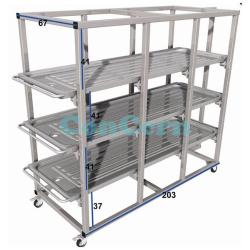 Stainless Steel Corpse Storage Rack CC-CFJ3