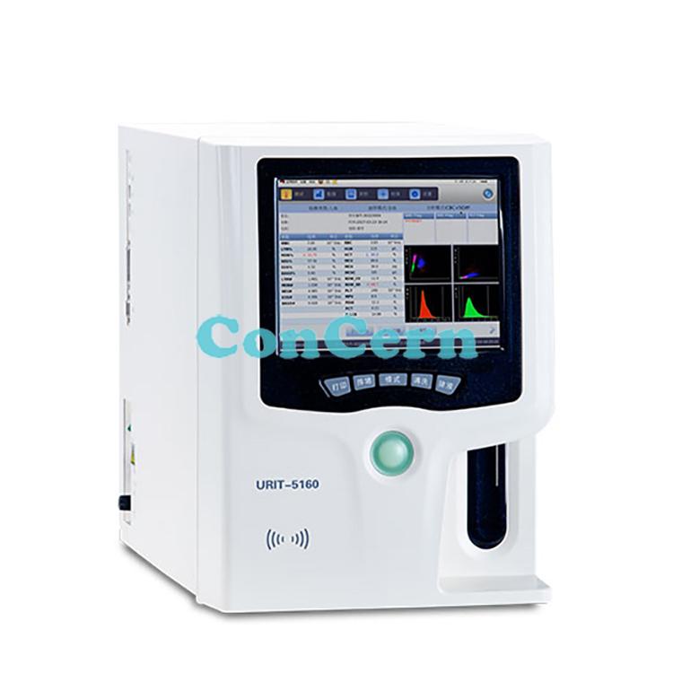 Hospital Blood Cell Counter 5-Part Auto Hematology Analyzer URIT-5160