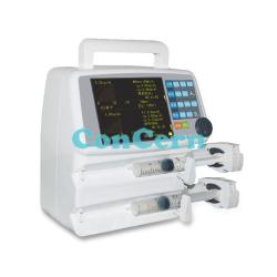 Medical portable doubld-channel TIC syringe pump CCMIC-09TP