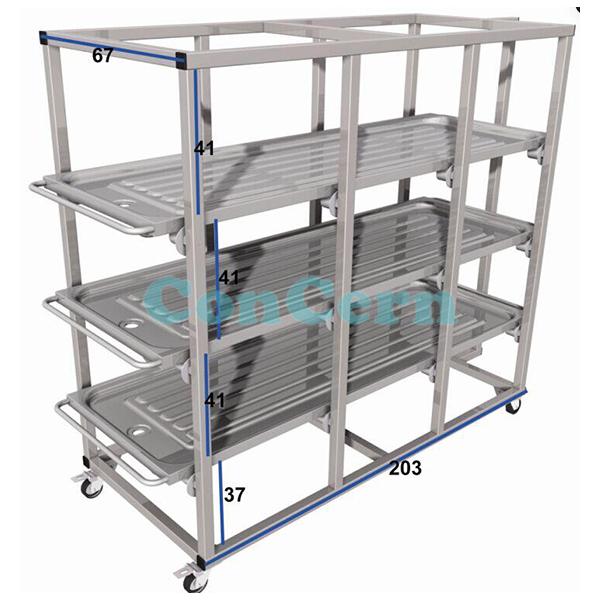 CC-CFJ3Stainless Steel Corpse Storage Rack CC-CFJ3