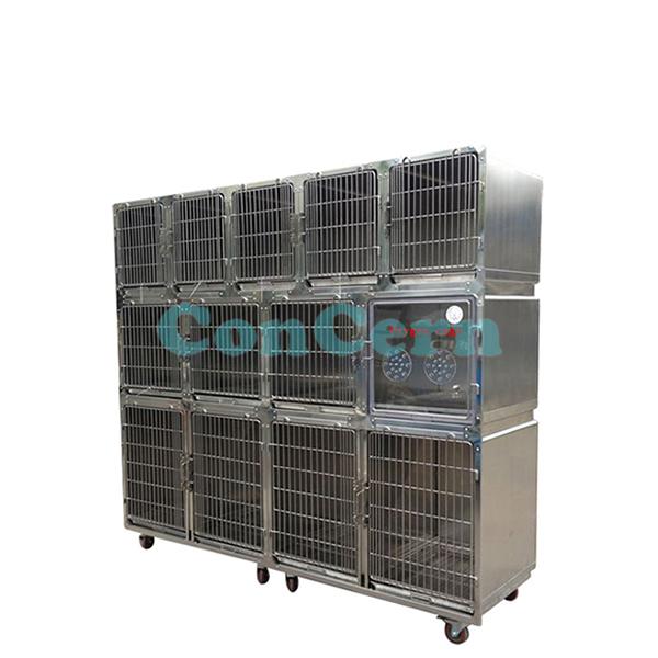 CCVET1201Stainless steel Pet Combination Cage CCVET1201