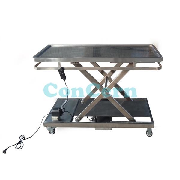 CCVET1104Electric Stainless Steel Veterinary Operation Table CCVET1104